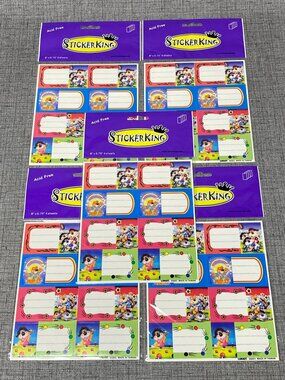 Vintage Gift Tag Stickers Lot NOS
